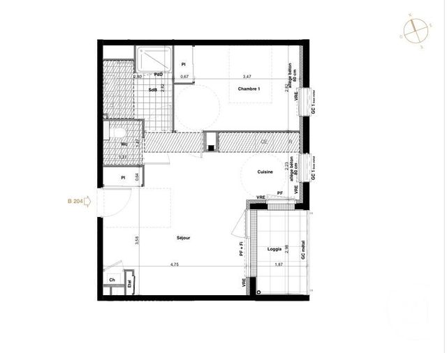 Afficher la photo en grand Appartement T2 à vendre - 2 pièces - 45.5 m2 - QUIBERON - 56 - BRETAGNE - Century 21 La Presqu'Île